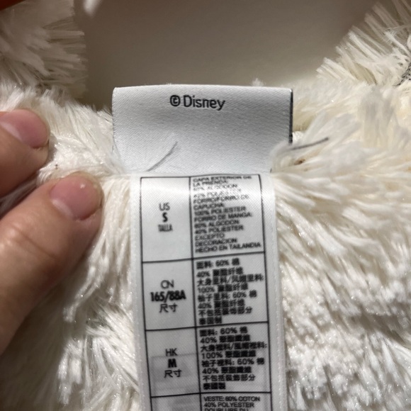 Walt Disney World Faux Fur Zip Hoodie Size small - Picture 10 of 11